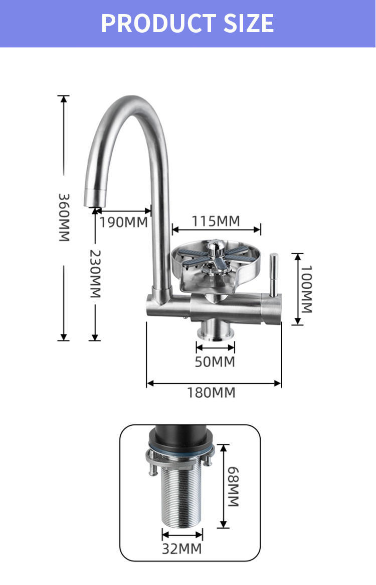 Automatic Rotary Glass Washer - Urban HomeTech