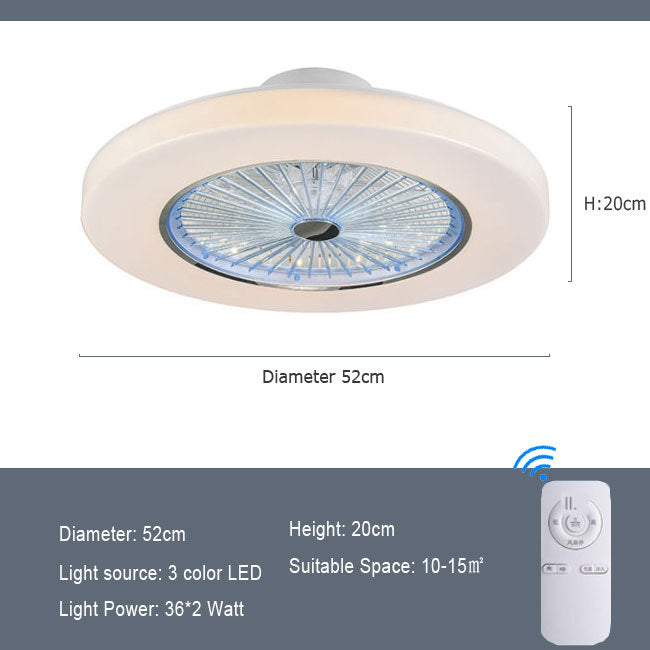 Modern Overhead Fan with Lamp - Urban HomeTech