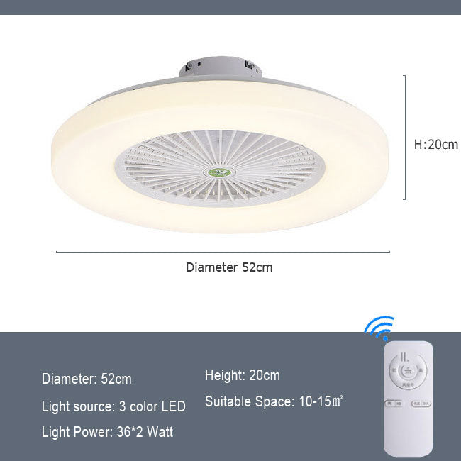 Modern Overhead Fan with Lamp - Urban HomeTech