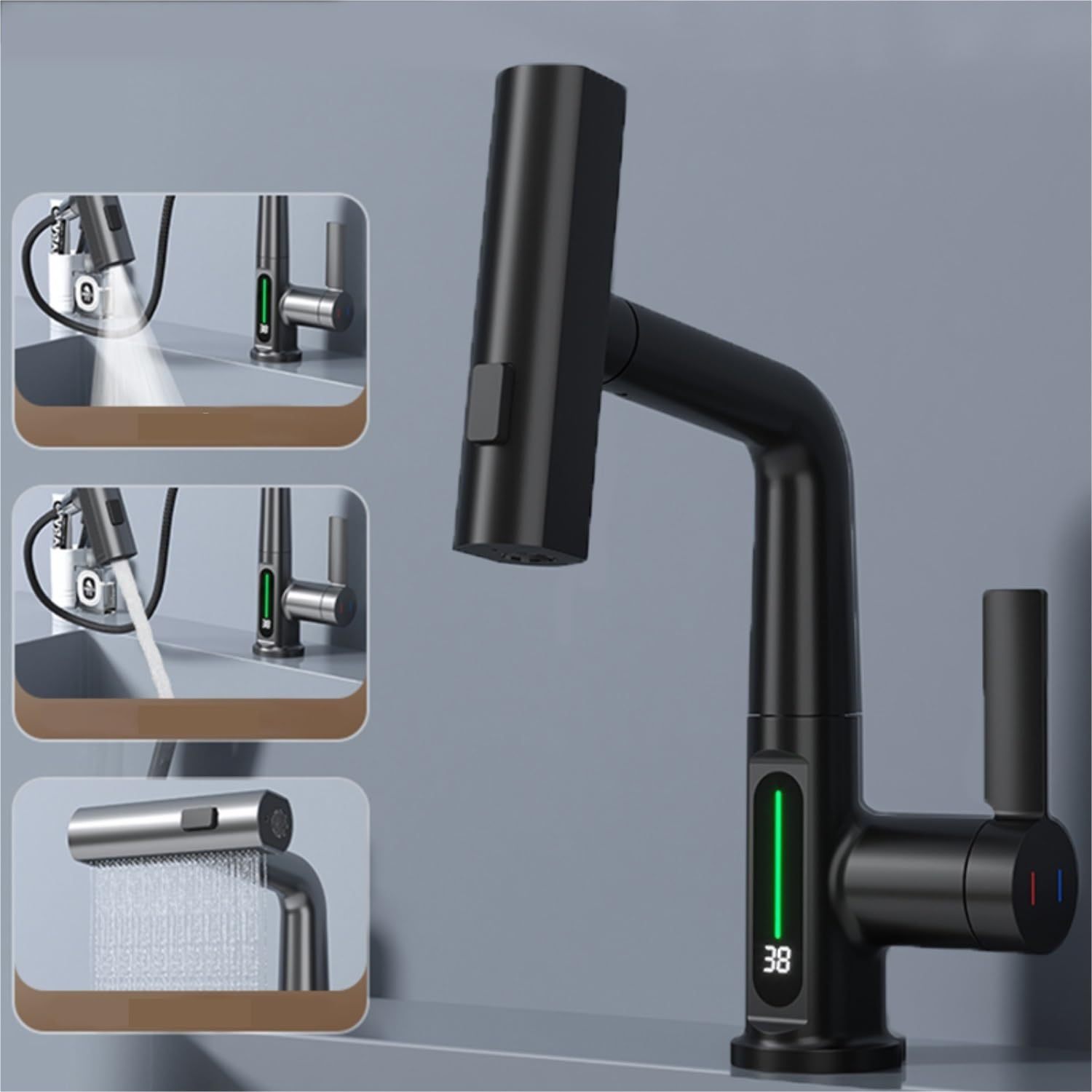 Digital Temperature Display Faucet - Urban HomeTech